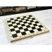 Шашки деревянные 64 клетки бук доска 42 на 42 см