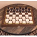 Шашки подарочные деревянные из бука 37 на 37 см 