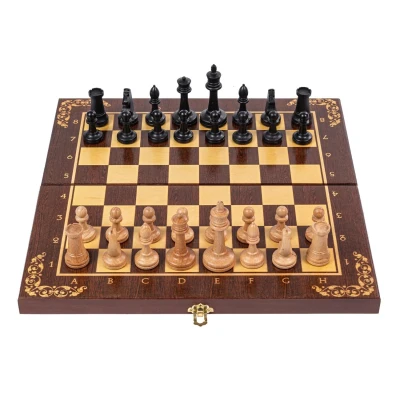 Шахматы Византия Люкс с утяжеленными фигурами из бука