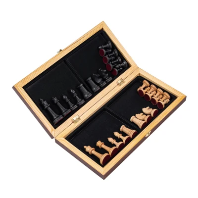 Шахматы Византия Люкс с утяжеленными фигурами из бука