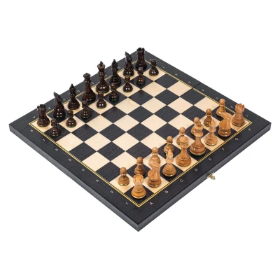 Шахматы профессиональные Суприм глянцевые венге большие