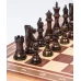 Шахматы турнирные Суприм глянцевые красное дерево дуб