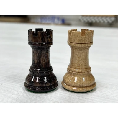 Шахматные фигуры Суприм из дуба лакированные