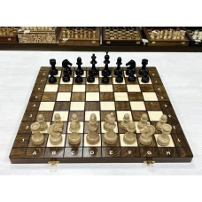 Шахматы шашки деревянные турнирные большие 3