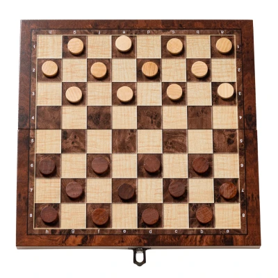 Шахматы нарды шашки 3 в 1 для детей и взрослых, деревянные подарочные средние