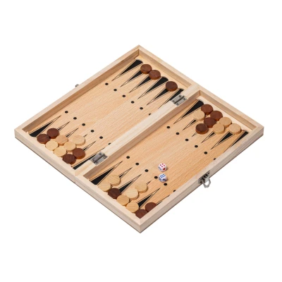 Шахматы нарды шашки 3 в 1 для детей и взрослых, деревянные подарочные средние