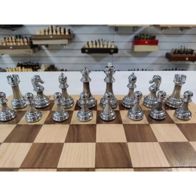 Шахматы подарочные Итальянский дизайн 41.5 см светлые