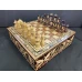 Шахматы ручной работы в ларце Баталия