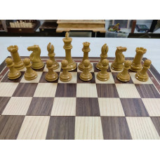 Шахматы профессиональные на доске из ореха 50 на 50 см с утяжеленными фигурами из композита