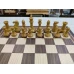 Шахматы профессиональные на доске из ореха 50 на 50 см с утяжеленными фигурами из композита
