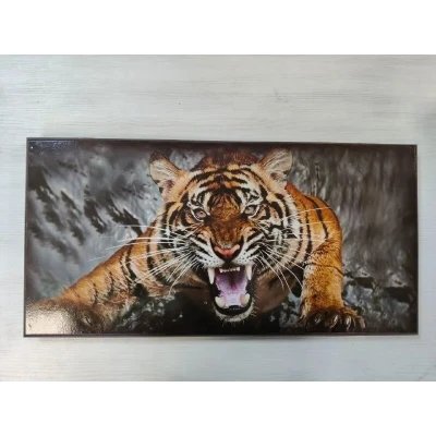 Нарды деревянные Оскал Тигра большие 60 см