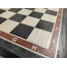 Шахматная доска без фигур складная из шпона мореного дуба эксклюзивная 45 см