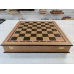 Шахматный ларец без фигур деревянный классический из дуба средний