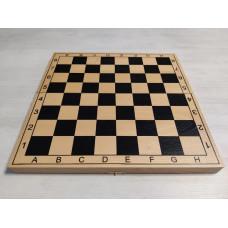 Шахматная доска турнирная без фигур из бука 41.5 на 41.5 см