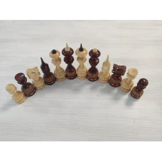 Шахматные фигуры подарочные резные ручной работы Вязь большие