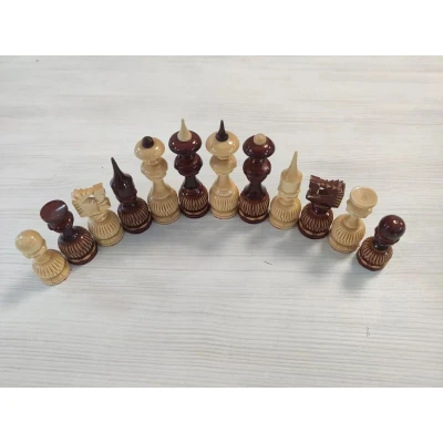 Шахматные фигуры подарочные резные ручной работы Вязь большие