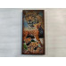 Нарды деревянные подарочные с цветным рисунком Леопард средние 50 см
