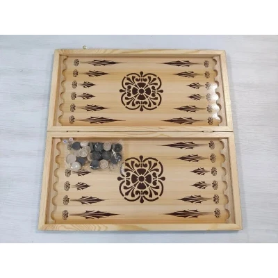 Нарды + Шашки Стая волков большие 60 см