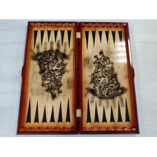 Нарды деревянные резные ручной работы Парусник большие