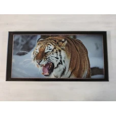 Нарды подарочные длинные деревянные Амурский тигр большие 60 на 60 см