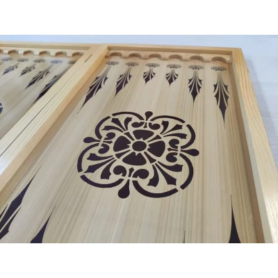 Нарды подарочные длинные деревянные Тигр и Орел большие 60 на 60 см