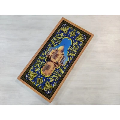 Нарды деревянные Тадж-махал большие 60 на 60 см