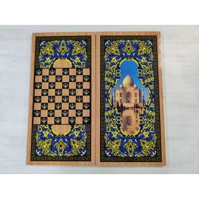 Нарды деревянные Тадж-махал большие 60 на 60 см