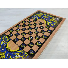 Нарды деревянные Тадж-махал большие 60 на 60 см