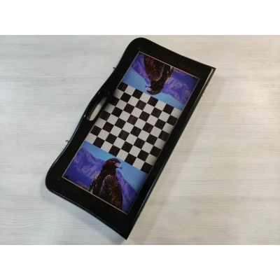 Нарды деревянные подарочные Орел с ручкой 50 см