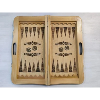 Нарды деревянные подарочные Орел с ручкой 50 см