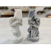 Шахматные фигуры подарочные Средневековье из литьевого мрамора без фигур
