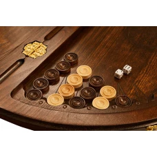 Шахматы + нарды резные "Гаянэ 2" 60, Ustyan