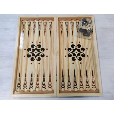 Нарды подарочные Бенгальский Тигр большие 60 на 60 см