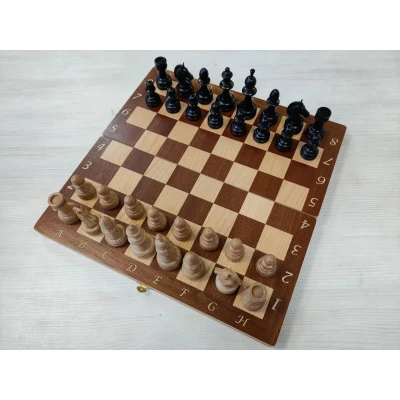 Шахматы классические с премиальными фигурами из бука 40 см