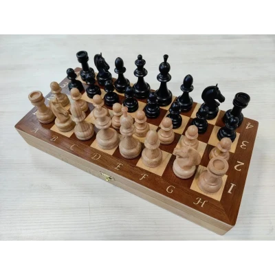 Шахматы классические с премиальными фигурами из бука 40 см