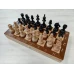 Шахматы классические с премиальными фигурами из бука 40 см