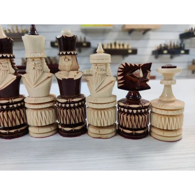 Шахматные фигуры подарочные резные ручной работы Моряки