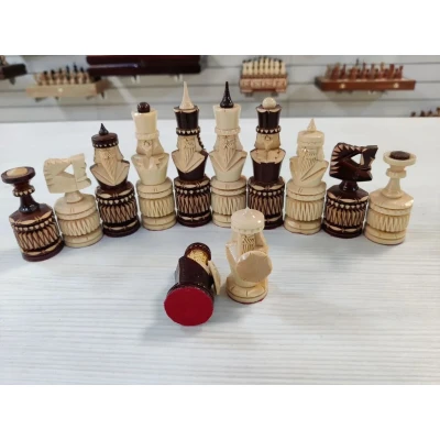 Шахматные фигуры подарочные резные ручной работы Моряки