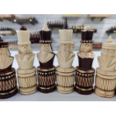 Шахматные фигуры подарочные резные ручной работы Моряки
