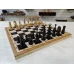 Шахматы деревянные подарочные с фигурами из дуба, 47 на 47 см складные