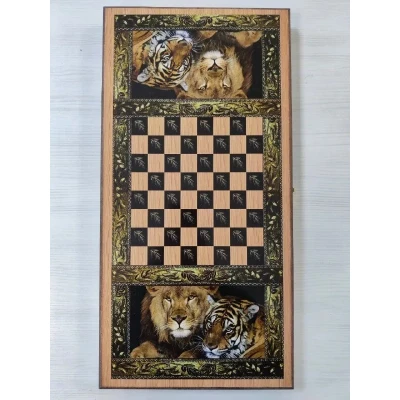 Нарды деревянные подарочные Ястреб средние 50 на 50 см