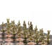 Шахматы подарочные Римские воины змеевик, креноид 28 на 28 см