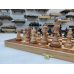 Шахматы профессиональные Индийский Стаунтон интарсия темные