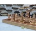 Шахматы профессиональные Индийский Стаунтон интарсия темные