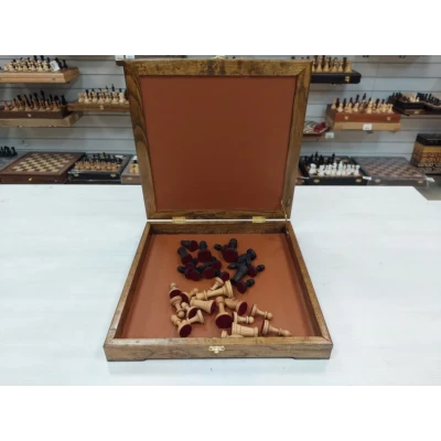 Шахматы в ларце деревянные Авангард утяжеленные