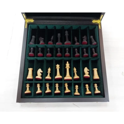 Шахматы подарочные моренный дуб фигуры бук