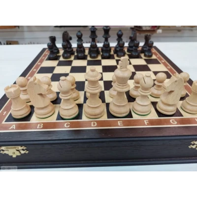 Шахматы в ларце подарочные венге