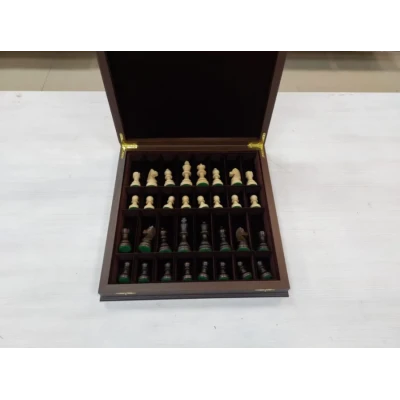 Шахматы в ларце подарочные венге