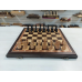 Шахматы из дерева Стаунтон венге 50 см с утяжелением