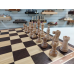 Шахматы из дерева Стаунтон венге 50 см с утяжелением